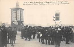 Sport.   Hippisme :     Hippodrome De Longchamps  Tableau D'affichage          (voir Scan) - Reitsport