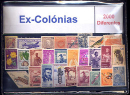 EX-COLONIES PACKAGE, PAQUET, 2000 DIFFERENT Stamps - Other & Unclassified