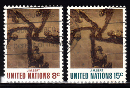 Nations Unies New York  225 à 226 ° - Used Stamps