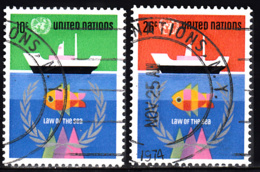 Nations Unies New York  247 à 248 ° - Used Stamps