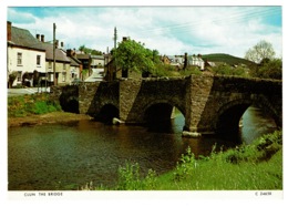 Ref 1366 - Judges Postcard - Houses & The Bridge Clun - Shropshire Salop - Shropshire