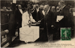 CPA MARSEILLE - Grande Fete Presidentielle Monsieur Poincare Pose (985858) - Weltausstellung Elektrizität 1908 U.a.