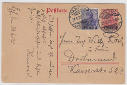 Danzig GA Mit Zusatzfrankatur - Postal  Stationery