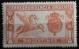 España: Año. 1925 - ( Reinado Alfonso XIII Urgente Pegaso, Tipo De 1905 ) Dent. 14 De Linea - Correo Urgente