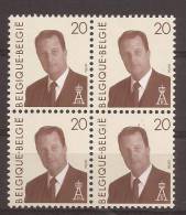 OCB 2559 Postfris Zonder Scharnier ** In Blok Van 4 - 1993-2013 King Albert II (MVTM)