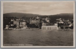 Sassnitz Auf Rügen - S/w Panorama 1 - Sassnitz