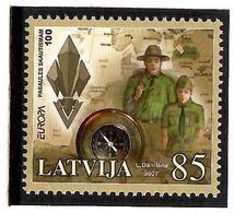 Latvia 2007 . EUROPA 2007. Scouts. 1v: 85.    Michel # 700 - Lettonia