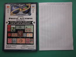 UNIVERSAL PHILATELIC AUCTIONS CATALOGUE FOR SALE No.14 On TUESDAY 6th JULY 2004 #L0170 - Catalogues For Auction Houses