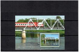 Latvia 2007 . Railway Bridge. S/S: 100.   Michel # BL 23 - Lettonie