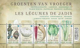 BL186 - Groenten Van Vroeger / Les Légumes De Jadis - 2011 - MNH ** - COB 4105-4109 - Blocs 1962-....
