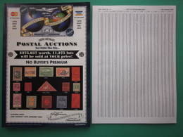 UNIVERSAL PHILATELIC AUCTIONS CATALOGUE FOR SALE No.16 On TUESDAY 18th JANUARY 2005 #L0172 - Auktionskataloge