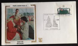 Belgium, Uncirculated FDC, « POPE John Paul II», « Visit To Belgium », « ANTWERPEN », 1985 - 1981-1990