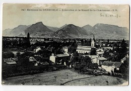 ECHIROLLES  38  Vue Générale En 1917 ( Voir Dos En 2 ém Photo ) - Echirolles