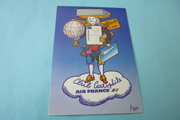 BELLE ILLUSTRATION De PAGES ...COMITE D'ETABLISSEMENT AIR FRANCE ....CLUB CARTOPHILE - Pages