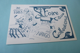 BELLE ILLUSTRATION  JP PILON ...1ERE FOIRE AUX COLLECTIONS NANGIS 1983 (208 Sur 600ex) - Bourses & Salons De Collections