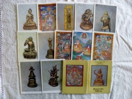 12 Post Cards Ussr 1986 Art Of Tibet - Tibet