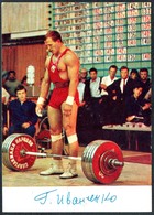 D6574 - Orig. Autogramm Gennadir Iwantschenko Gewichtheber UDSSR - Weightlifting