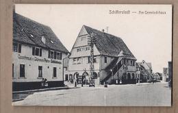 CPA ALLEMAGNE - SCHIFFERSTADT - Am Gemeindehaus - TB PLAN Edifice CENTRE VILLAGE Animation - Schifferstadt