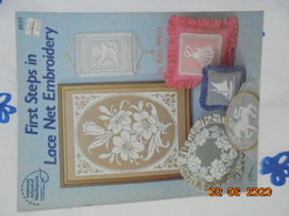 First Steps In Lace Net Embroidery By Rita Weiss ISBN 0881950815 American School Of Needlework 1984 - Hobby Creativi