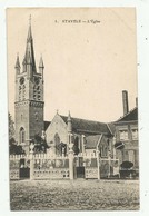 Stavele (Belgique) L'église - Alveringem