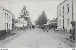 HAMIPRE ..--  Avenue De La GARE . 1918 Vers GAND ( Mme Ida CHINITOR ) . Voir Verso . - Neufchâteau