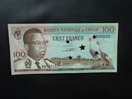 RÉPUBLIQUE DÉMOCRATIQUE DU CONGO * : 100 FRANCS  1.8.1964     P 6s     Presque NEUF - Repubblica Democratica Del Congo & Zaire