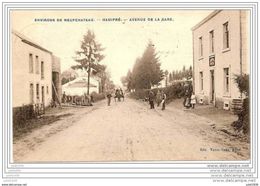 HAMIPRE ..--   Avenue De La GARE . 1911 De MONS Vers IXELLES ( Mr Alphonse LAMBERT ) . Voir Verso . - Neufchâteau