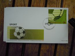 OCB Nr 3540 Voetbal Soccer Footbal  Sport (FDC Class Gris Box ) Stempel Andenne Sclayn - 2001-10