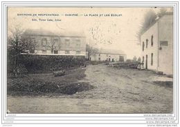 HAMIPRE ..-- La Place , Les Ecoles . De PATURAGES Vers IXELLES ( A. LAMBERT ) . Voir Verso . - Neufchâteau