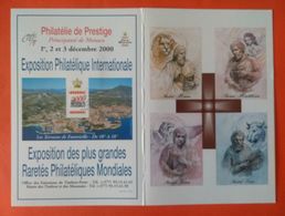 MONACO 1999 -   YT 2229 - Monaco 2000 - Expositions Philatéliques Internationales + Les Quatres Evangélistes (Fantini) - Brieven En Documenten