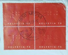 Odd Stamp, Braille, Blind, Eyes, Eye, Switzerland, Oddities, L - Fehldrucke