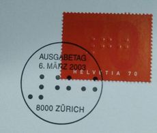 Odd Stamp, Braille, Blind, Eyes, Eye, Switzerland, Oddities, L - Fehldrucke