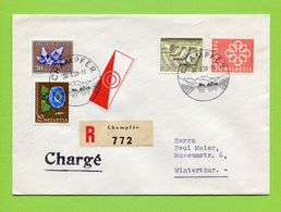 Schweiz, 1959,   Champfer - Covers & Documents