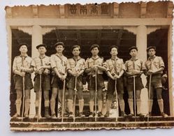 SCOUTISME INDOCHINE VIETNAM SCOUT ECLAIREUR SCOUTING CARTE PHOTOGRAPHIE ANCIENNE Scouts Elaireur Saïgon Asie - Scoutisme