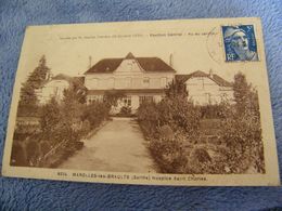 C.P.A.- Marolles Les Braults (72) - Hospice St Saint Charles - Pavillon Central - Vu Du Jardin - 1948 - SUP - (DC 83) - Marolles-les-Braults