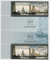 ALAND  ISLANDS   - EUROPA 2020 - "ANTIGUAS RUTAS POSTALES - ANCIENT POSTAL ROUTES" - GUTTER PAIR - CH IZQ  MINT - 2020