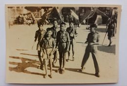 SCOUTISME INDOCHINE VIETNAM SCOUT ECLAIREUR SCOUTING CARTE PHOTOGRAPHIE ANCIENNE Scouts Elaireur Saïgon Asie - Scoutisme