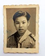 SCOUTISME INDOCHINE VIETNAM SCOUT ECLAIREUR SCOUTING PHOTOMATON PHOTO D'IDENTITE SAÏGON ENFANT CHILD COSTUME - Scoutisme