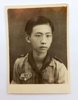 SCOUTISME INDOCHINE VIETNAM SCOUT ECLAIREUR SCOUTING PHOTOMATON PHOTO D'IDENTITE SAÏGON ENFANT CHILD COSTUME - Scoutisme