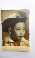 SCOUTISME INDOCHINE VIETNAM SCOUT ECLAIREUR SCOUTING PHOTOMATON PHOTO D'IDENTITE SAÏGON ENFANT CHILD Louve - Pfadfinder-Bewegung