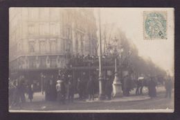 CPA Paris 75 Omnibus Patache Attelage Timbré Non Circulé Carte Photo - Openbaar Vervoer