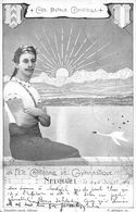 12 è Fête Cantonale De Gymnastique Neuchâtel 12 13 & 14 Juillet 1902 - Cygne - Couronne De Laurier - Gymnaste - Neuchâtel