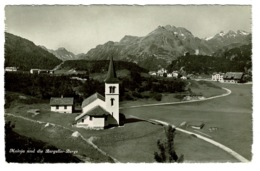 Ref 1369 - Real Photo Postcard - Maloja Und Die Bergeller-Berge Graubunden Switzerland - Berg