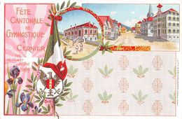 Fête Cantonale De Gymnastique à Cernier 1899 (Neuchâtel) - Cernier