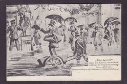 CPA Allemagne Germany Caricature Satirique Inondation Berlin Non Circulé 1902 - Altri & Non Classificati