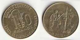 Pièce De 10 Francs CFA XOF 2013 Origine Côte D'Ivoire Afrique De L'Ouest (v) - Elfenbeinküste