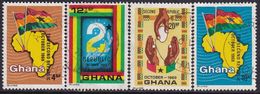 GHANA 1969 SG 556-59 Compl.set Used Second Republic - Ghana (1957-...)