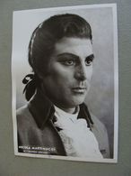 ARTISTE CHANTEUR TENOR D'OPERA  Nicola MARTINUCCI Carte Dédicacée  Manuscrite TEATRO THEATRE   Théâtre STAGIONE  LIRICA - Teatro & Disfraces