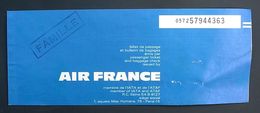 Billet Air France Dakar Marseille 1971 Avec Publicité Total - Billetes