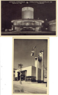Exposition Internationale Bruxelles 1935 Pavillon Impérial Products +pavillon Torck  2 Cartes - Mostre Universali